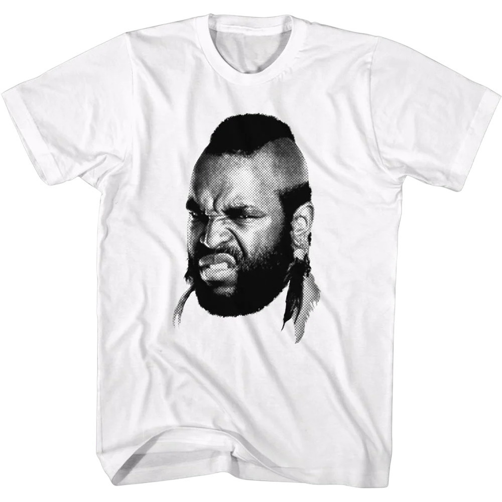 Black  White Photo Mr T Shirt